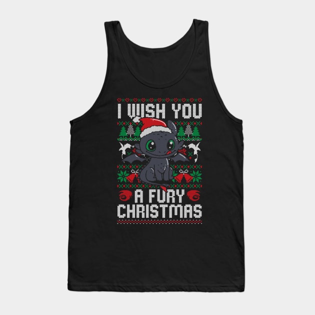 Fury Christmas Tank Top by eduely